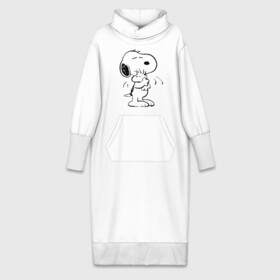 Платье удлиненное хлопок с принтом Snoopy в Белгороде,  |  | snoopy | сгупи