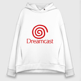 Женское худи Oversize хлопок с принтом Dreamcast в Белгороде, френч-терри — 70% хлопок, 30% полиэстер. Мягкий теплый начес внутри —100% хлопок | боковые карманы, эластичные манжеты и нижняя кромка, капюшон на магнитной кнопке | dreamcast | sega | видеоигры | приставки | сега