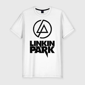 Мужская футболка премиум с принтом Linkin Park в Белгороде, 92% хлопок, 8% лайкра | приталенный силуэт, круглый вырез ворота, длина до линии бедра, короткий рукав | linkin | linkin park | park | линкин парк