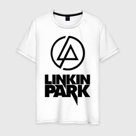 Мужская футболка хлопок с принтом Linkin Park в Белгороде, 100% хлопок | прямой крой, круглый вырез горловины, длина до линии бедер, слегка спущенное плечо. | linkin | linkin park | park | линкин парк