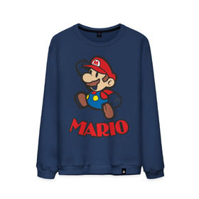 Мужской свитшот хлопок с принтом Super Mario (3) в Белгороде, 100% хлопок |  | nintendo | марио | нинтендо