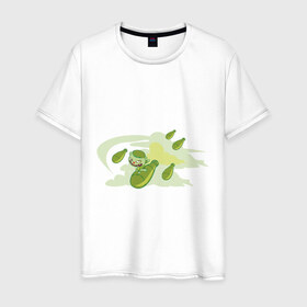 Мужская футболка хлопок с принтом Happy tree friend (9) в Белгороде, 100% хлопок | прямой крой, круглый вырез горловины, длина до линии бедер, слегка спущенное плечо. | 