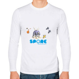 Мужской лонгслив хлопок с принтом Spore (3) в Белгороде, 100% хлопок |  | игры | лаборатория существ | спор