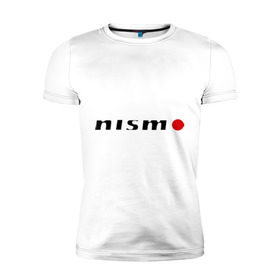 Мужская футболка премиум с принтом Nismo в Белгороде, 92% хлопок, 8% лайкра | приталенный силуэт, круглый вырез ворота, длина до линии бедра, короткий рукав | nismo | авто | автогонки | гонки | тачки | тюнинг