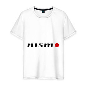 Мужская футболка хлопок с принтом Nismo в Белгороде, 100% хлопок | прямой крой, круглый вырез горловины, длина до линии бедер, слегка спущенное плечо. | nismo | авто | автогонки | гонки | тачки | тюнинг