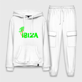 Мужской костюм хлопок с толстовкой с принтом Ibiza в Белгороде,  |  | ibiza | ибица | пальмы | фестиваль
