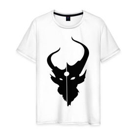 Мужская футболка хлопок с принтом Demon Hunter Band в Белгороде, 100% хлопок | прямой крой, круглый вырез горловины, длина до линии бедер, слегка спущенное плечо. | demon hunter | metal | rock | логотип | метал | музыка | рок | рок группа | рок группы