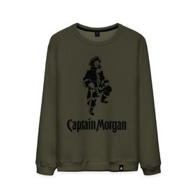 Мужской свитшот хлопок с принтом Capitan Morgan в Белгороде, 100% хлопок |  | capitan morgan | бар | бармен | капитан морган
