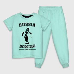 Детская пижама хлопок с принтом Бокс в Белгороде, 100% хлопок |  брюки и футболка прямого кроя, без карманов, на брюках мягкая резинка на поясе и по низу штанин
 | Тематика изображения на принте: кикбоксинг