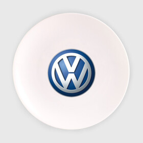 Тарелка с принтом Volkswagen в Белгороде, фарфор | диаметр - 210 мм
диаметр для нанесения принта - 120 мм | auto | volkswagen | авто | автобренды | автомобиль | машинки | машины | тачки | фольцваген