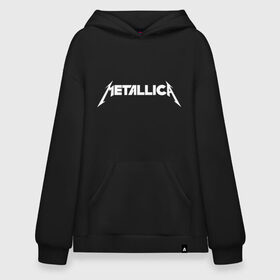 Худи SuperOversize хлопок с принтом Metallica в Белгороде, 70% хлопок, 30% полиэстер, мягкий начес внутри | карман-кенгуру, эластичная резинка на манжетах и по нижней кромке, двухслойный капюшон
 | rock
