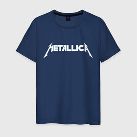 Мужская футболка хлопок с принтом Metallica (5) в Белгороде, 100% хлопок | прямой крой, круглый вырез горловины, длина до линии бедер, слегка спущенное плечо. | rock