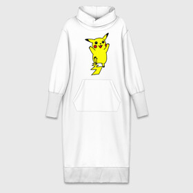 Платье удлиненное хлопок с принтом Покемоны5 в Белгороде,  |  | pokemon | пикачу | покемон | покемоны | покимон