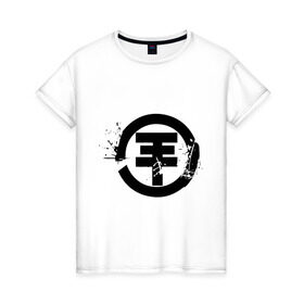 Женская футболка хлопок с принтом Tokio Hotel (2) в Белгороде, 100% хлопок | прямой крой, круглый вырез горловины, длина до линии бедер, слегка спущенное плечо | emo | rock | метал | металл | эмо