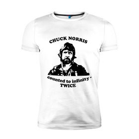 Мужская футболка премиум с принтом Чак Норрис (2) в Белгороде, 92% хлопок, 8% лайкра | приталенный силуэт, круглый вырез ворота, длина до линии бедра, короткий рукав | Тематика изображения на принте: chuck norris | чак норрис