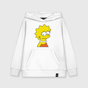 Детская толстовка хлопок с принтом Lisa Simpson в Белгороде, 100% хлопок | Круглый горловой вырез, эластичные манжеты, пояс, капюшен | simpsons | лиза симпсон | симпсоны | симсоны