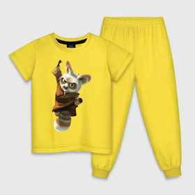 Детская пижама хлопок с принтом Кунг фу Панда (11) в Белгороде, 100% хлопок |  брюки и футболка прямого кроя, без карманов, на брюках мягкая резинка на поясе и по низу штанин
 | kung fu panda | panda | кунг фу | кунг фу панда