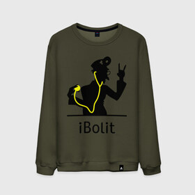 Мужской свитшот хлопок с принтом iBolit в Белгороде, 100% хлопок |  | apple | ibolit | mac | айболит | мак