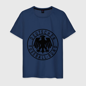 Мужская футболка хлопок с принтом Германия в Белгороде, 100% хлопок | прямой крой, круглый вырез горловины, длина до линии бедер, слегка спущенное плечо. | germany | германия | политические