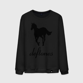 Мужской свитшот хлопок с принтом Deftones (3) в Белгороде, 100% хлопок |  | дефтонс | лошадь | музыка | рок | эмблема deftones
