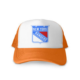 Кепка тракер с сеткой с принтом New York Rangers в Белгороде, трикотажное полотно; задняя часть — сетка | длинный козырек, универсальный размер, пластиковая застежка | Тематика изображения на принте: new york rangers | nhl | национальная хоккейная лига | нью йорк рейнджерс | хоккей | хоккейная лига