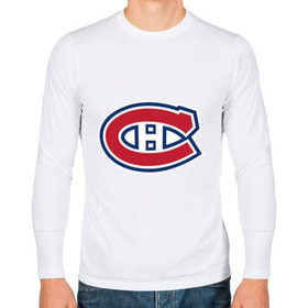 Мужской лонгслив хлопок с принтом Montreal Canadiens в Белгороде, 100% хлопок |  | montreal canadiens | канадская хоккейная лига | монтреал | нхл | хокей | хоккей