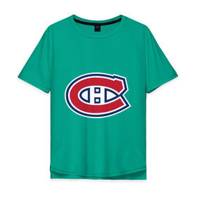 Мужская футболка хлопок Oversize с принтом Montreal Canadiens в Белгороде, 100% хлопок | свободный крой, круглый ворот, “спинка” длиннее передней части | montreal canadiens | канадская хоккейная лига | монтреал | нхл | хокей | хоккей