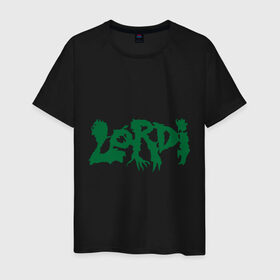 Мужская футболка хлопок с принтом Lordi в Белгороде, 100% хлопок | прямой крой, круглый вырез горловины, длина до линии бедер, слегка спущенное плечо. | Тематика изображения на принте: lordi | rock | группы | рок | шок