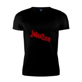 Мужская футболка премиум с принтом Judas Priest в Белгороде, 92% хлопок, 8% лайкра | приталенный силуэт, круглый вырез ворота, длина до линии бедра, короткий рукав | heavy metal | metal | rock | trash metal | метал | панки | рок | трэш метал | хеви метал