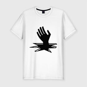 Мужская футболка премиум с принтом Radiohead в Белгороде, 92% хлопок, 8% лайкра | приталенный силуэт, круглый вырез ворота, длина до линии бедра, короткий рукав | 