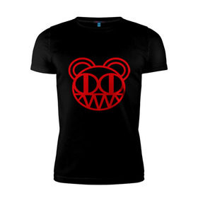 Мужская футболка премиум с принтом Radiohead (2) в Белгороде, 92% хлопок, 8% лайкра | приталенный силуэт, круглый вырез ворота, длина до линии бедра, короткий рукав | radiohead | rock | радиохед | рок