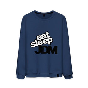 Мужской свитшот хлопок с принтом Eat sleep jdm в Белгороде, 100% хлопок |  | domestic | eat sleep jdm | japanese | japanese domestic market | jdm style | market