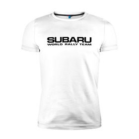 Мужская футболка премиум с принтом Subaru world rally team (2) в Белгороде, 92% хлопок, 8% лайкра | приталенный силуэт, круглый вырез ворота, длина до линии бедра, короткий рукав | Тематика изображения на принте: rally | subaru | subaru субарик | team | world | world rally team | авто2012 | ралли | субару