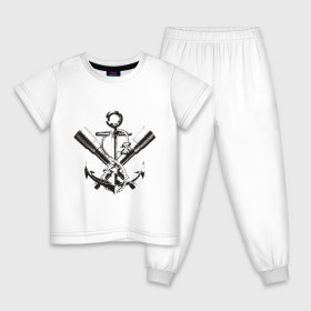 Детская пижама хлопок с принтом Pirats (2) в Белгороде, 100% хлопок |  брюки и футболка прямого кроя, без карманов, на брюках мягкая резинка на поясе и по низу штанин
 | пират