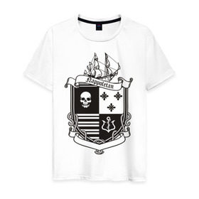 Мужская футболка хлопок с принтом Pirats (6) в Белгороде, 100% хлопок | прямой крой, круглый вырез горловины, длина до линии бедер, слегка спущенное плечо. | Тематика изображения на принте: 