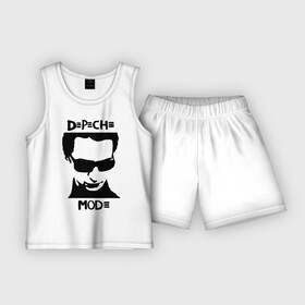 Детская пижама с шортами хлопок с принтом Depeche Mode (2) в Белгороде,  |  | depeche mode | депеш мод | карикатура depeche mode | карикатура депеш мод | фото depeche mode