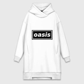 Платье-худи хлопок с принтом Oasis логотип в Белгороде,  |  | metal | oasis | лого | лого oasis | метал | символика oasis | эмблема  oasis