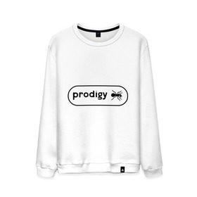 Мужской свитшот хлопок с принтом Prodigy лого с муравьем в Белгороде, 100% хлопок |  | Тематика изображения на принте: prodigy | логотип | продиджи | электронная музыка