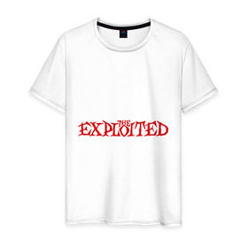 Мужская футболка хлопок с принтом The Exploited в Белгороде, 100% хлопок | прямой крой, круглый вырез горловины, длина до линии бедер, слегка спущенное плечо. | exploited | rock | панк | рок | эксплойтэд