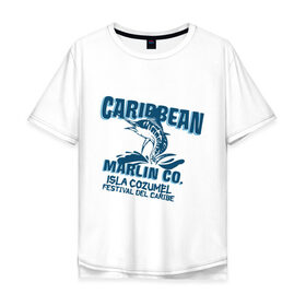 Мужская футболка хлопок Oversize с принтом Caribbean в Белгороде, 100% хлопок | свободный крой, круглый ворот, “спинка” длиннее передней части | Тематика изображения на принте: caribbean | карибские острова | карибы