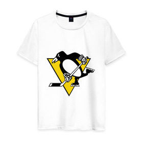 Мужская футболка хлопок с принтом Pittsburgh Penguins Malkin 71 в Белгороде, 100% хлопок | прямой крой, круглый вырез горловины, длина до линии бедер, слегка спущенное плечо. | Тематика изображения на принте: malkin | nhl | pittsburgh penguins | малкин | нхл | питсбург | хоккейный клуб