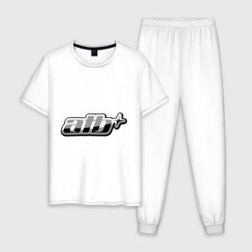 Мужская пижама хлопок с принтом Atb (2) в Белгороде, 100% хлопок | брюки и футболка прямого кроя, без карманов, на брюках мягкая резинка на поясе и по низу штанин
 | atb | атб