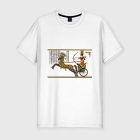 Мужская футболка премиум с принтом Рамзес II в Белгороде, 92% хлопок, 8% лайкра | приталенный силуэт, круглый вырез ворота, длина до линии бедра, короткий рукав | древний египет | египет | император | рамзес | фараон