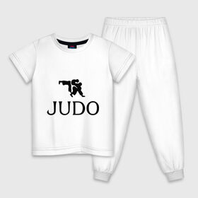 Детская пижама хлопок с принтом Дзюдо в Белгороде, 100% хлопок |  брюки и футболка прямого кроя, без карманов, на брюках мягкая резинка на поясе и по низу штанин
 | дзюдо
