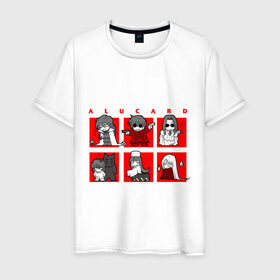 Мужская футболка хлопок с принтом Hellsing. Alucard Chibi в Белгороде, 100% хлопок | прямой крой, круглый вырез горловины, длина до линии бедер, слегка спущенное плечо. | anime | hellsing | аниме | анимэ | хелсинг