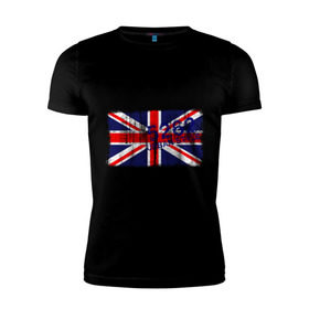 Мужская футболка премиум с принтом England Urban flag в Белгороде, 92% хлопок, 8% лайкра | приталенный силуэт, круглый вырез ворота, длина до линии бедра, короткий рукав | 5262 | england | gb | uk | urban style | англия | британия | британский флаг | великобритания | флаги