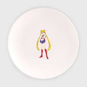 Тарелка 3D с принтом Sailor moon (1) в Белгороде, фарфор | диаметр - 210 мм
диаметр для нанесения принта - 120 мм | Тематика изображения на принте: аниме | сейлор мун | сэйлор мун