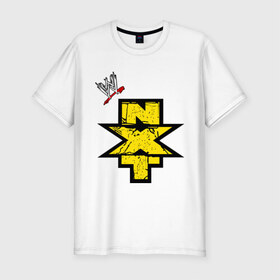 Мужская футболка премиум с принтом NXT в Белгороде, 92% хлопок, 8% лайкра | приталенный силуэт, круглый вырез ворота, длина до линии бедра, короткий рукав | джон сина