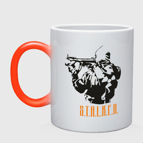 Кружка хамелеон с принтом Stalker 3 в Белгороде, керамика | меняет цвет при нагревании, емкость 330 мл | shooter | stalker | stalker3 | постапокалиптические | припять | радиация | сталкер | чернобыль | шутер