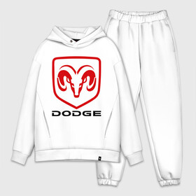 Мужской костюм хлопок OVERSIZE с принтом Dodge в Белгороде,  |  | dodge | авто2012 | додж | логотип dodge | логотип додж | символика dodge | символики додж